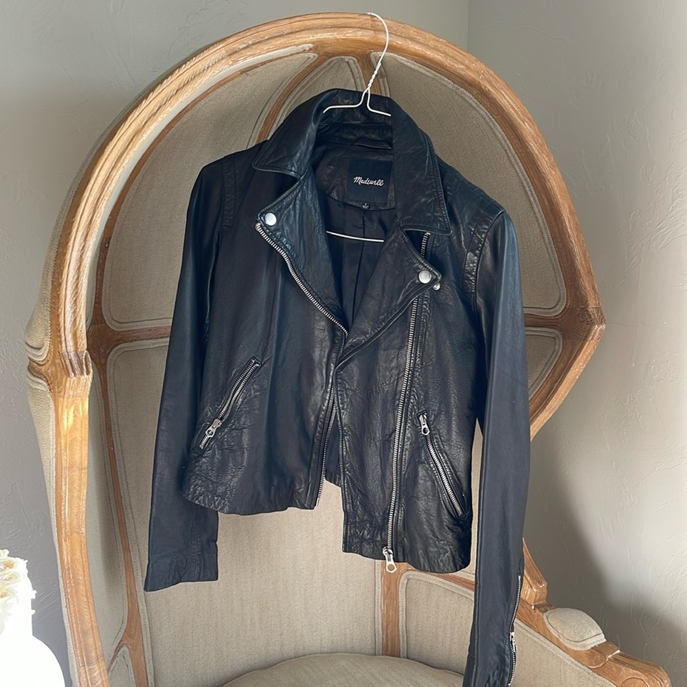 Madewell leather jacket